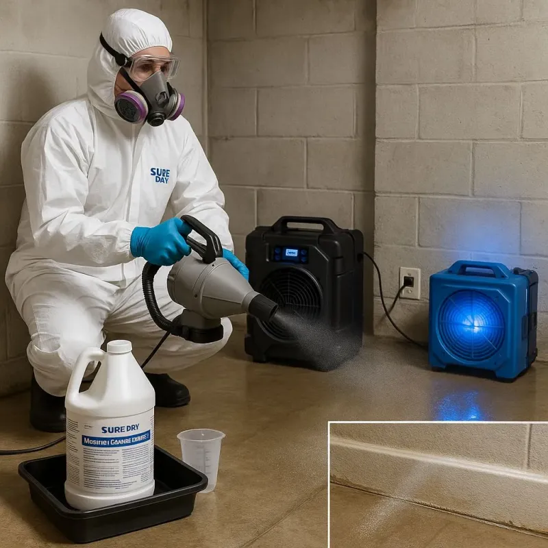Sanitization and Odor Removal process in Sunrise Lake, PA